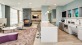 clubhouse with kitchen and a fireplace